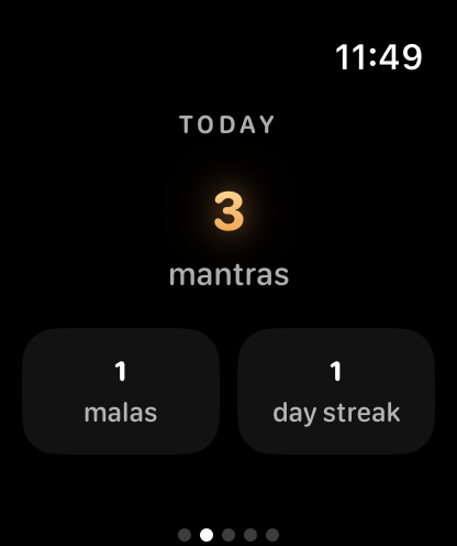 JapaTap daily streak screen