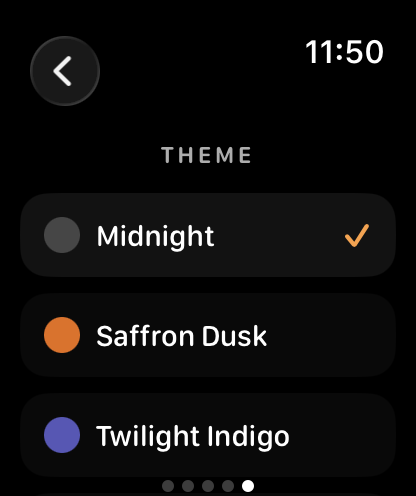 JapaTap theme selection screen